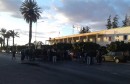 تجمع في المكناسي أمام مركز الأمن الوطني16-01-2017